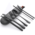 Conjunto de Talheres de luxo para Camping - Frete Gratis