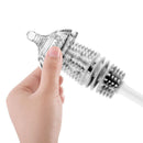 Escova de Limpeza para Copos, Garrafas e Mamadeiras - Cabo Anatômico