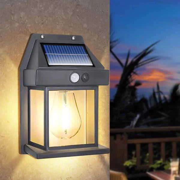 Luminária Solar com Sensor de Movimento – Ilumine com Estilo e Sustentabilidade!
