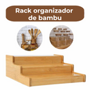 Rack em Bambu Nature 3 Níveis