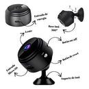 Mini Câmera de Segurança A9 Wi-Fi com Visão Noturna | Monitore Tudo com Alta Definição