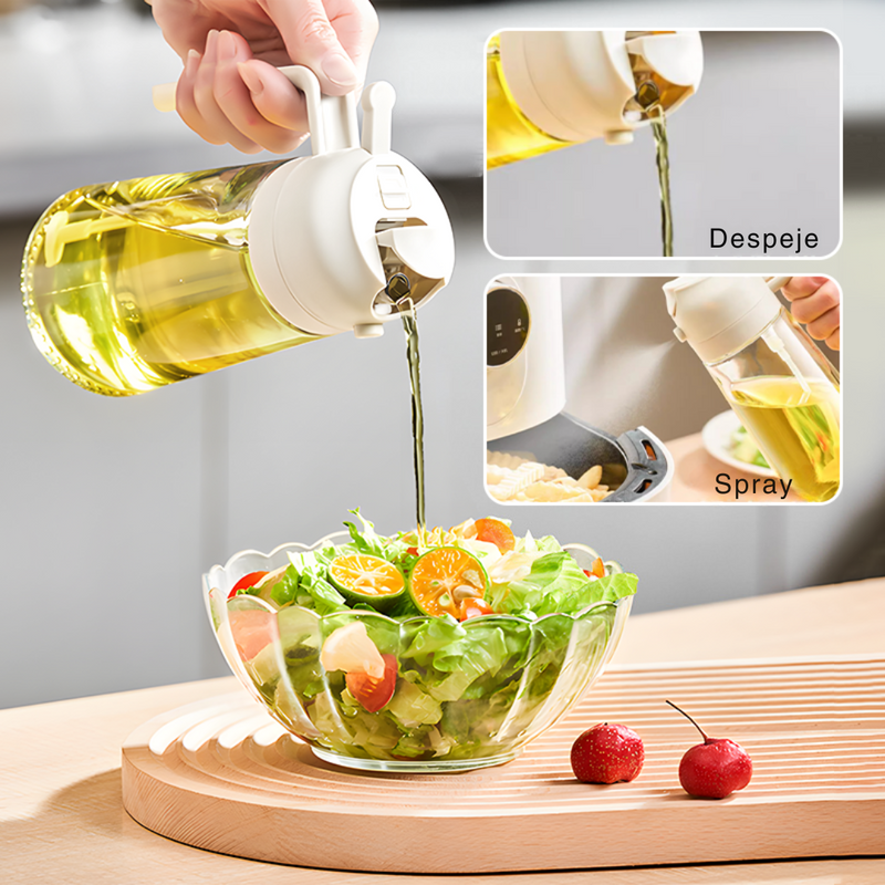 Dosador Pro 2 em 1 Para Azeite, Óleo e Vinagre [PROMOÇÃO COMPRE 1 LEVE 2]