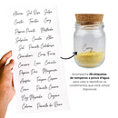 Kit Potes com Tampa de Cortiça 200Ml Casa Splêndida [PAGUE 8 LEVE 10]