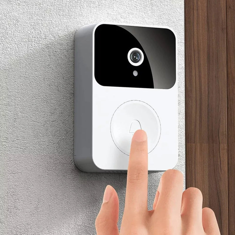 Campainha Com Câmera Vídeo Porteiro Sem Fio Wi-Fi HD Inteligente