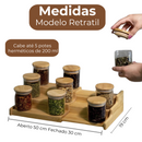 Rack em Bambu Nature 3 Níveis