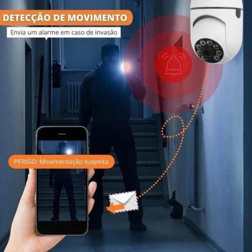 Câmera de Segurança WiFi 360° | Visão Noturna Colorida Full HD