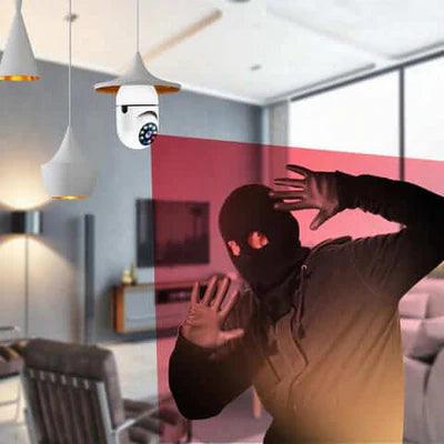 Câmera de Segurança WiFi 360° | Visão Noturna Colorida Full HD