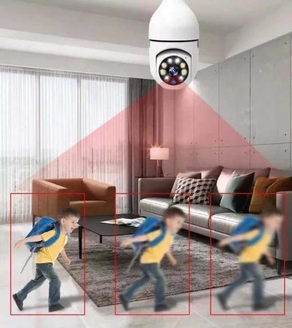 Câmera de Segurança WiFi 360° | Visão Noturna Colorida Full HD