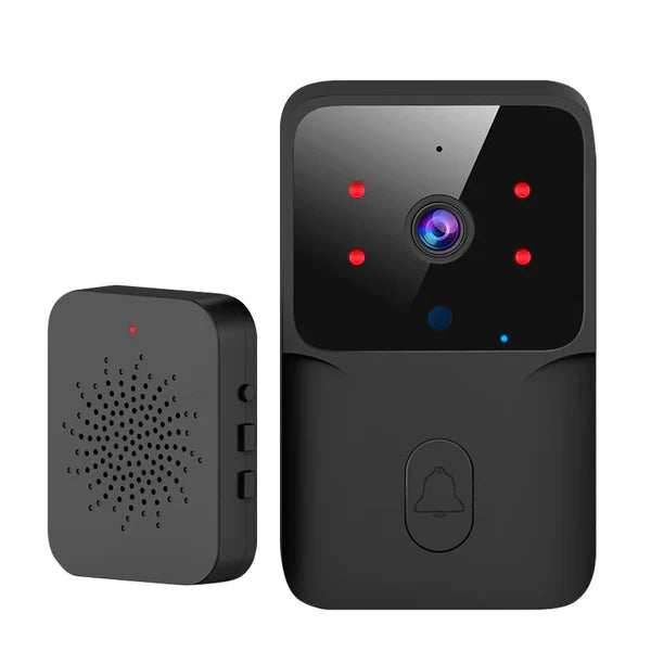 Campainha Com Câmera Vídeo Porteiro Sem Fio Wi-Fi HD Inteligente