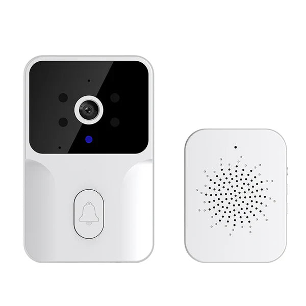 Campainha Com Câmera Vídeo Porteiro Sem Fio Wi-Fi HD Inteligente