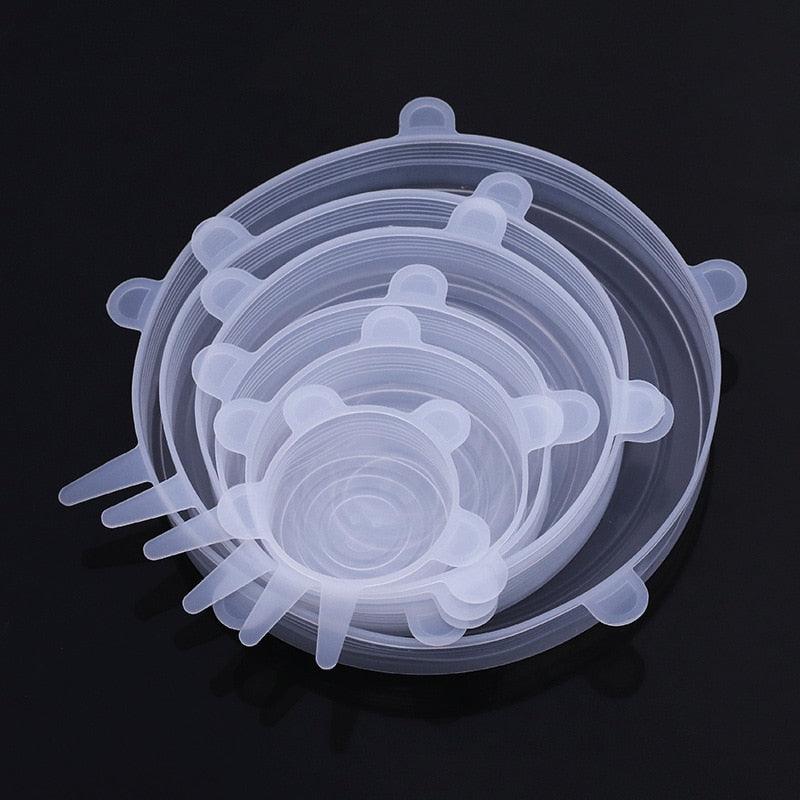 Kit Tampa de Silicone Para Alimentos | Adaptable