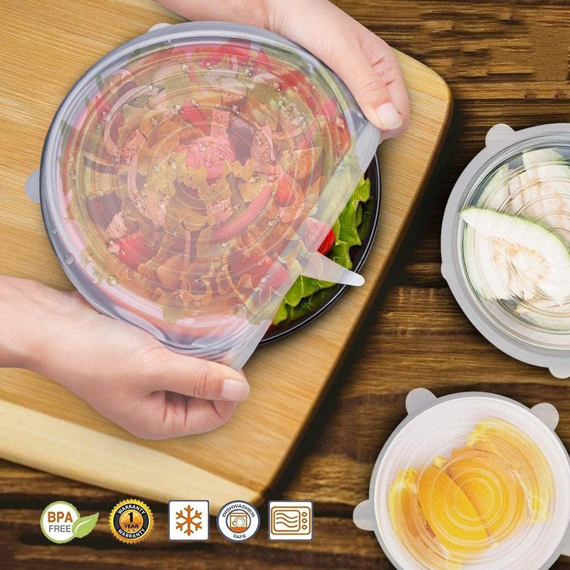 Kit Tampa de Silicone Para Alimentos | Adaptable