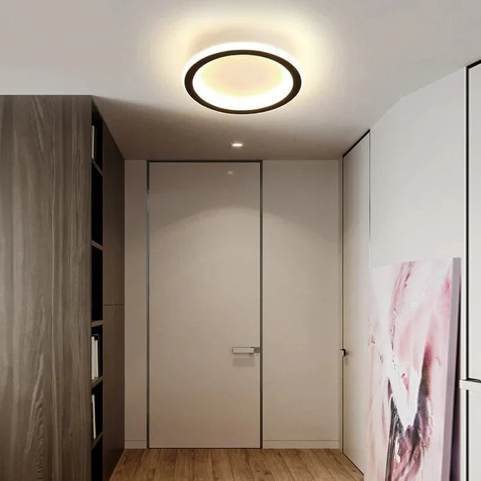 Luminária de Teto Plafon Solari LED - Design Moderno e Iluminação Uniforme